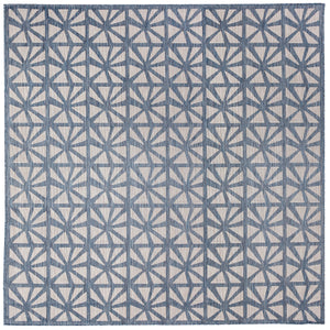 Liora Manne Carmel Tonga Tile Indoor Outdoor Area Rug Navy