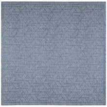 Load image into Gallery viewer, Liora Manne Carmel Pyramid Indoor Outdoor Rug Aqua