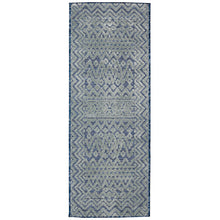 Load image into Gallery viewer, Liora Manne Canyon Tribal Stripe Indoor Outdoor Area Rug Navy