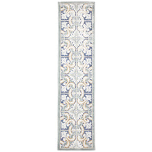 Load image into Gallery viewer, Liora Manne Canyon Floral Tile Indoor Outdoor Area Rug Navy