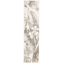 Load image into Gallery viewer, Liora Manne Canyon Tropical Leaf Indoor Outdoor Area Rug Ivory