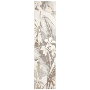 Liora Manne Canyon Tropical Leaf Indoor Outdoor Area Rug Ivory