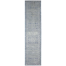 Load image into Gallery viewer, Liora Manne Canyon Tribal Stripe Indoor Outdoor Area Rug Navy