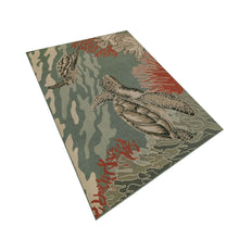 Load image into Gallery viewer, Liora Manne Riviera Seaturtles Indoor Outdoor Area Rug Ocean