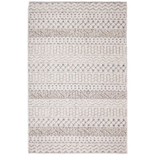 Load image into Gallery viewer, Liora Manne Dunes Geo Stripe Indoor Outdoor Area Rug Silver