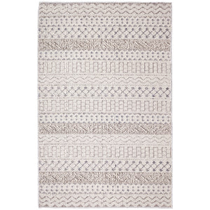 Liora Manne Dunes Geo Stripe Indoor Outdoor Area Rug Silver