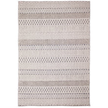 Load image into Gallery viewer, Liora Manne Dunes Geo Stripe Indoor Outdoor Area Rug Silver