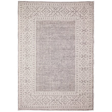 Load image into Gallery viewer, Liora Manne Dunes Border Indoor Outdoor Area Rug Silver