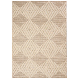 Liora Manne Dunes Modern Diamond Indoor Outdoor Area Rug Sand