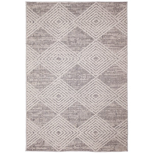 Liora Manne Dunes Modern Diamond Indoor Outdoor Area Rug Silver