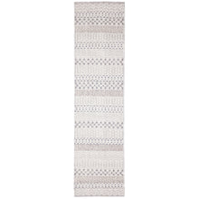 Load image into Gallery viewer, Liora Manne Dunes Geo Stripe Indoor Outdoor Area Rug Silver