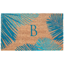 Load image into Gallery viewer, Liora Manne Dwell Vine Outdoor Monogrammed Doormat with Blue Letters