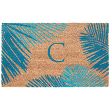 Load image into Gallery viewer, Liora Manne Dwell Vine Outdoor Monogrammed Doormat with Blue Letters