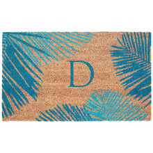 Load image into Gallery viewer, Liora Manne Dwell Vine Outdoor Monogrammed Doormat with Blue Letters