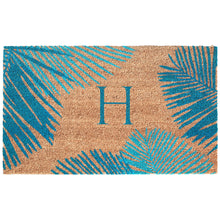 Load image into Gallery viewer, Liora Manne Dwell Vine Outdoor Monogrammed Doormat with Blue Letters