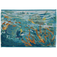 Load image into Gallery viewer, Liora Manne Esencia Fantasea Indoor Outdoor Mat Ocean