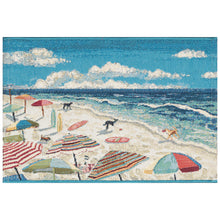 Load image into Gallery viewer, Liora Manne Esencia Dog Beach Indoor Outdoor Mat Ocean