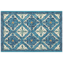 Load image into Gallery viewer, Liora Manne Esencia Madrid Indoor Outdoor Mat Ocean