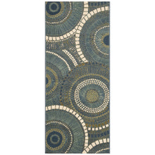Load image into Gallery viewer, Liora Manne Esencia Circles Indoor Outdoor Mat Azure