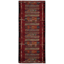 Load image into Gallery viewer, Liora Manne Esencia Tribal Stripe Indoor Outdoor Mat Red