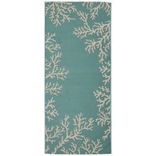 Load image into Gallery viewer, Liora Manne Esencia Coral Edge Indoor Outdoor Mat Aqua
