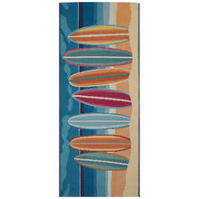 Load image into Gallery viewer, Liora Manne Esencia Surf Break Indoor Outdoor Mat Blue