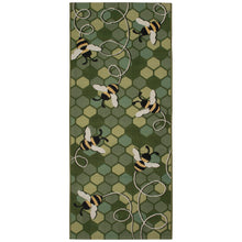 Load image into Gallery viewer, Liora Manne Esencia Bee Free Indoor Outdoor Mat Green