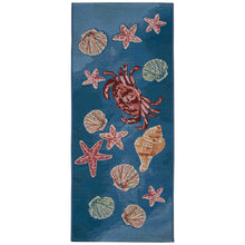 Load image into Gallery viewer, Liora Manne Esencia Shell We Dance Indoor Outdoor Mat Aqua