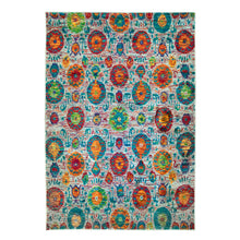 Load image into Gallery viewer, Liora Manne Fiesta Medallions Indoor Rug Aqua