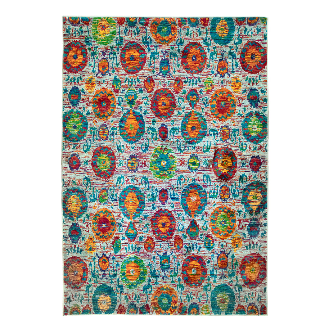 Liora Manne Fiesta Medallions Indoor Rug Aqua