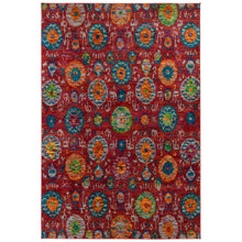 Load image into Gallery viewer, Liora Manne Fiesta Medallions Indoor Rug Red