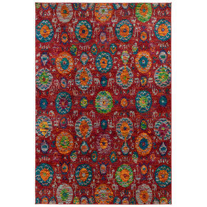 Liora Manne Fiesta Medallions Indoor Rug Red