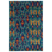 Load image into Gallery viewer, Liora Manne Fiesta Ikat Indoor Rug Blue