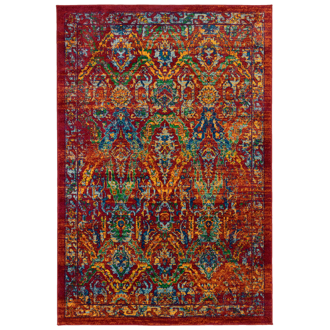 Liora Manne Fiesta Caspian Indoor Rug Red