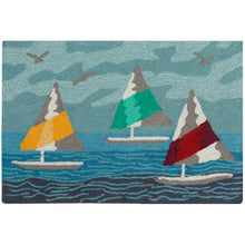 Load image into Gallery viewer, Liora Manne Frontporch Sail Away Indoor Outdoor Area Rug Sea