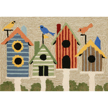 Load image into Gallery viewer, Liora Manne Frontporch Birdhouses Indoor Outdoor Area Rug Multi