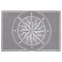 Load image into Gallery viewer, Liora Manne Frontporch Compass Indoor Outdoor Area Rug Grey