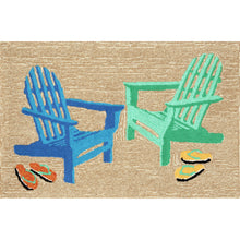 Load image into Gallery viewer, Liora Manne Frontporch Adirondack Indoor Outdoor Area Rug Seaside