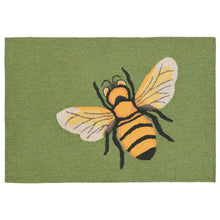 Load image into Gallery viewer, Liora Manne Frontporch Bee Indoor Outdoor Area Rug Green