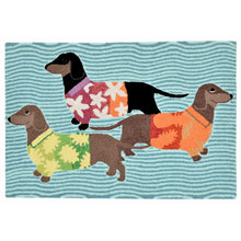 Load image into Gallery viewer, Liora Manne Frontporch Tropical Hounds Indoor Outdoor Area Rug Multi