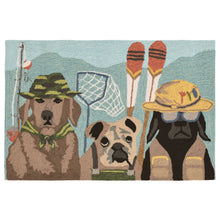 Load image into Gallery viewer, Liora Manne Frontporch Fishing Patrol Indoor Outdoor Area Rug Dk Multi