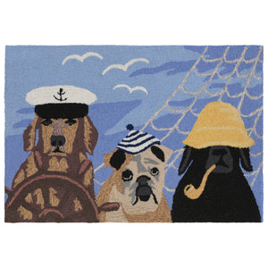 Liora Manne Frontporch Arrf Ye Mateys Indoor Outdoor Area Rug Ocean