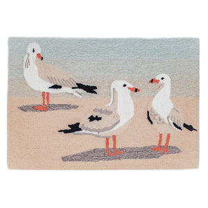 Liora Manne Frontporch Gulls Indoor Outdoor Area Rug Sand