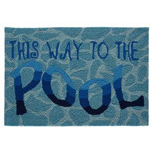 Load image into Gallery viewer, Liora Manne Frontporch This Way To The Pool Indoor Outdoor Area Rug Water