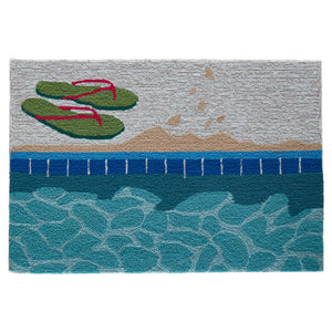 Liora Manne Frontporch Poolside Indoor Outdoor Area Rug Water