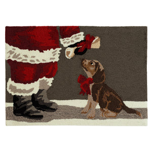 Liora Manne Frontporch Good Dog Indoor Outdoor Area Rug Grey