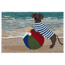 Load image into Gallery viewer, Liora Manne Frontporch Coastal Dog Indoor Outdoor Area Rug Ocean