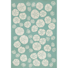 Load image into Gallery viewer, Liora Manne Frontporch Shell Toss Indoor Outdoor Area Rug Aqua