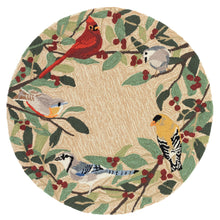 Load image into Gallery viewer, Liora Manne Frontporch Bird Border Indoor Outdoor Area Rug Natural