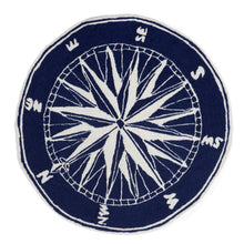 Load image into Gallery viewer, Liora Manne Frontporch Compass Indoor Outdoor Area Rug Navy